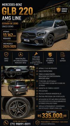 MERCEDES-BENZ GLB 220 2.0 MHEV AMG LINE 4MATIC 8G-DCT